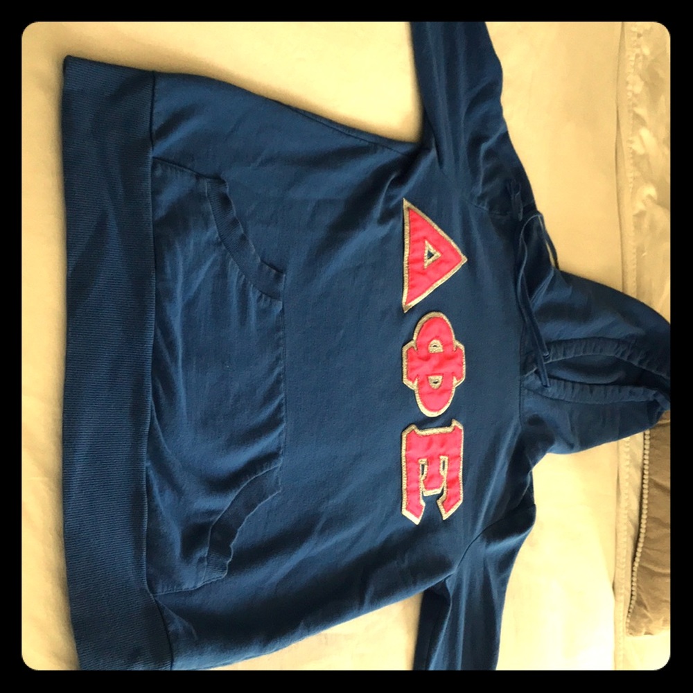Delta Phi Epsilon Sorority Letters Hoodie